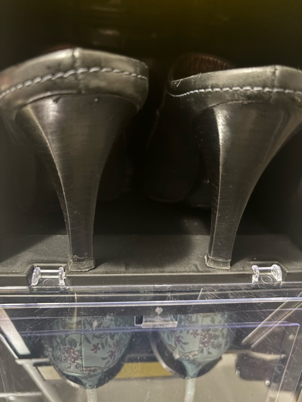 Tod's Black Leather Heeled Mules - Picture 3 of 3